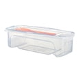 thumbnail image 1 of Microwave Pasta Cooker, Ngxiha Airtight Food Storage Container with Lid, Microwaveable Transparent Noodle Spaghetti Cooking Box, Fridge Organizer for Fruits, Lettuce(Dishwasher ), 1 of 7