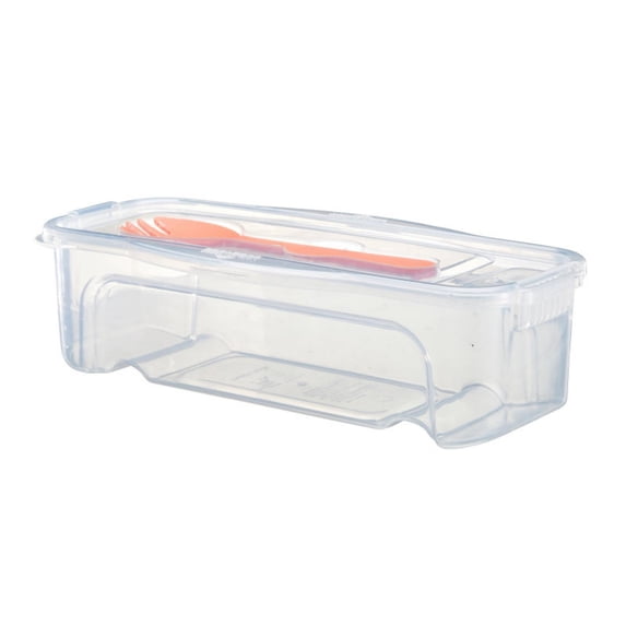 Microwave Pasta Cooker, Spaghetti Noodle Maker with Built-in Strainer and Plastic Fork for Quick, Easy Cooking, Portion Control & BPA-Free Container, 3 Pcs, 11.22x5.23x3.14"