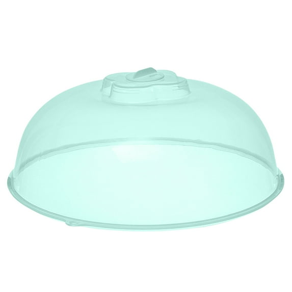 Microwave Plate Cover Transparent Splatter Guard With Steam Vents And Handle For Food Heating Oil Proof Lid