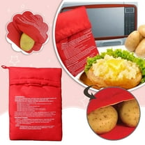 Microwave Potato Baking Bag, Sweet Potato Yam Corn Cooking Pouch, 45g Kitchen Supply - Reusable