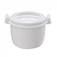 thumbnail image 1 of Microwave Rice Cooker Steamer Pot Pastamaker Oven Veggie Cookware Cooking Soup Pressure Pots Bowl Micro Vegetable Container, 1 of 9