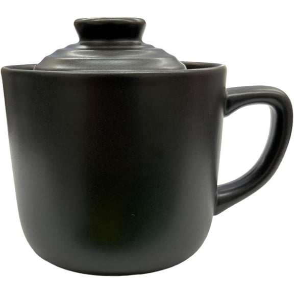 Microwave Rice Cooking Mug, 1 Cup Capacity, Japan Quality Black Mug