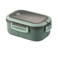 thumbnail image 1 of Microwave Safe Bento Box for Office Workers - Leak-Proof Partitioned Lunch Container for Fresh Meals, 1 of 5