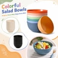 thumbnail image 1 of Microwave Safe Bowls Wheat Straw Dinnerware Set, 8 Piece Unbreakable Lightweight Stackable Bowls, Microwave and Dishwasher Safe for Kitchen Daily Meals, Mixed Earth Tone Colors 8, 1 of 8