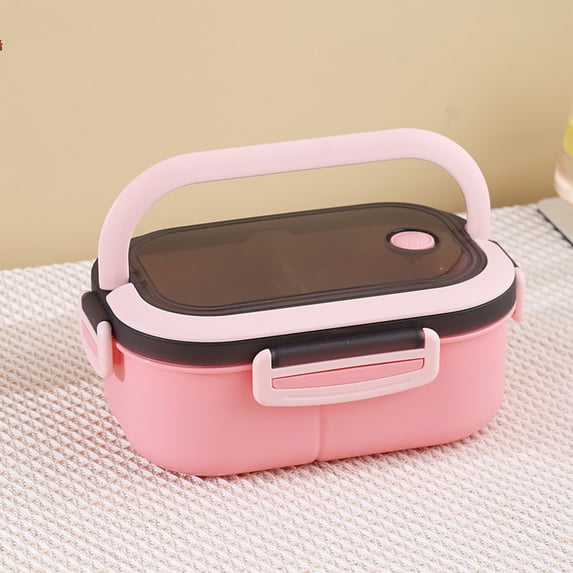 Microwave Safe Leak Proof Bento Box with Dividers 1200ml Plastic Food Storage Container for Lunch On The Go