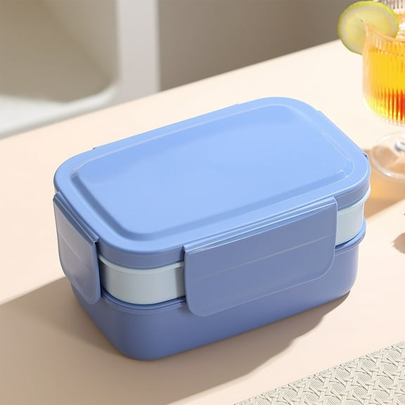Microwave Safe Lunch Box Leakproof Bento Container Multi Compartment Meal Prep Food Storage Box with Dividers Portable Lunch Tote for Adults adult Picnic Work home