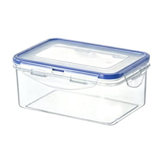 Microwave Safe Plastic Food Storage Container Leakproof Lunch Box for Office Work Meal Prep Blue2, 1Pcs