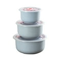 thumbnail image 1 of Microwave Safe Round Food Storage Containers with Lids PP Meal Prep Lunch Box Bento for Leftovers Snacks Fruit Office Picnic Dishwasher Safe, 1 of 2
