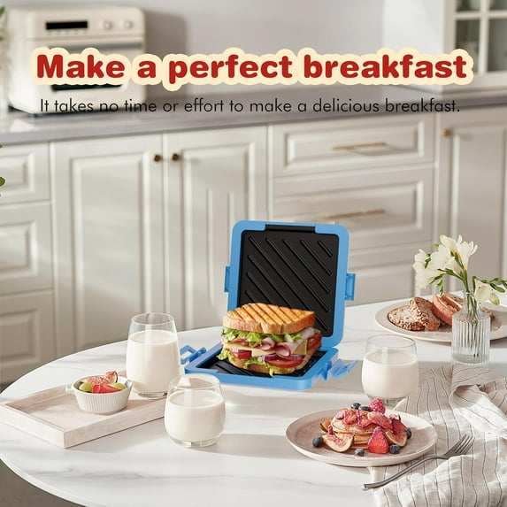 Microwave Sandwich Grill & Toastie Maker, Fast, No Electricity, Dishwasher Safe, Wireless
