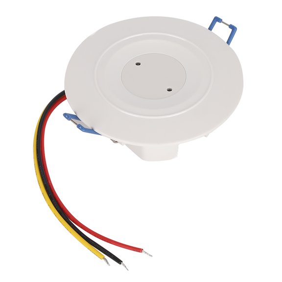 Microwave Sensor Body Motion Detector Ceiling Mount Smart Light Switch 3.7GHz, AC 110V-240V, 10A 1000W Max Load for Corridor, White (4.33 x 2.36 x 1.57 Inches / 11.0 x 6.0 x 4.0 cm)