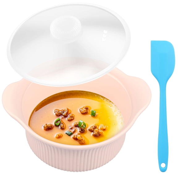 Microwave Silicone Steamer 42oz Large Non Stick Microwave Steaming Pot with Handle and Lid for Baby Food Cooking