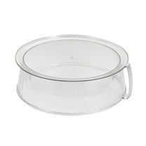 Microwave Splatter Cover for Food 9.4 Inch Microwave Plate Food Cover with Easy Grip Handle Anti-Splatter Lid BPA Free Microwave Cover for Most Platters Bowls