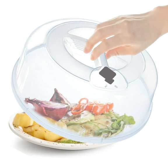 Microwave Splatter Cover Microwave Cover for Food, Microwave Food Cover Tall, 11.41” Plate Covers, Splatter Guard Cover,Microwave Lid, Kitchen Gadgets & Accessories, House Essentials for Gift