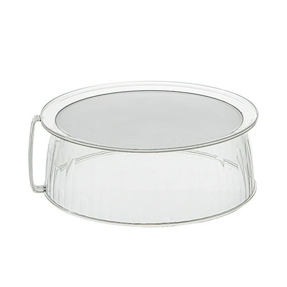 Microwave Splatter Cover, Microwave Food Cover, Adjustable Steam Vent Microwave Lid for Oven, Clear Plastic Durable Heat Resistant 10 Inch Diameter, Easy Clean and Handle