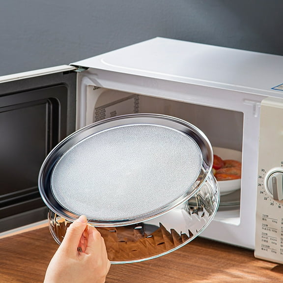 Microwave Splatter Cover, Rvkxad Microwave Cover for Foods with Adjustable Steam Vents, Plastic Microwave Cover Guard Lid Keeps Microwave Oven Clean, 11.6x11.6x3.74 Inch 1 Pack
