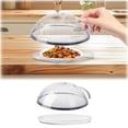 thumbnail image 1 of Microwave Splatter Cover - Transparent Plate Cover with Steam Vents & Handle, BPA-Free Splash-Proof Lid for Food Heating, Oil Proof Microwave Oven Cover, Dishwasher Safe & Fits Most Plates, 1 of 6