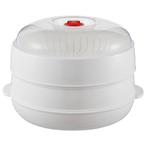 Microwave Steamer, Multifunctional Vegetable and Dumpling Cookware with Transparent Lid, Kitchen Steamers for Healthy Cooking, Quick Meal Prep