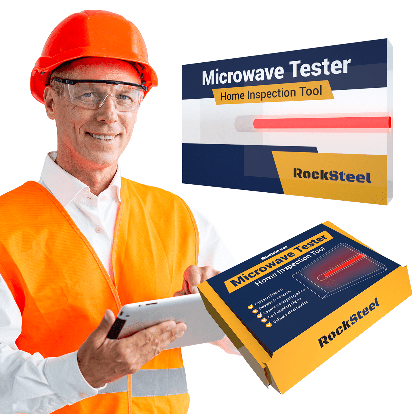 RockSteel Microwave Tester with Magic Lights - Home Inspector Tool for ...