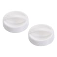 thumbnail image 1 of Microwave Time Control Knob 2PCS Universal Timer Rotary Plastic Control Knob Replacement for Oven Stove 70mm White, 1 of 5