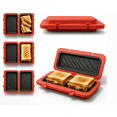 thumbnail image 1 of Microwave Toastie Sandwich Maker, Silicone Grilled Cheese Maker with Non-Stick Tray, Crispy Toast Baking Tool for Sandwiches Fried Eggs, 1 of 9