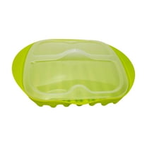 Microwave Splatter Cover Tray With Lid Grease Proof Plate For Cooking And Easy Cleaning