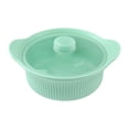 thumbnail image 1 of Microwave Vegetable Steamer, Collapsible Silicone Steamers With Lid, Food-grade Veggie Steamer Basket for Cooking Fresh & Frozen Vegetables Prep Meal, Dishwasher Safe (6.2''x7.4''x2.8'', Green), 1 of 6