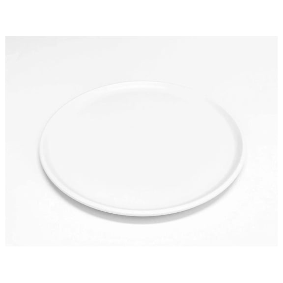 Microwave White Ceramic Plate Compatible with Sharp Model Numbers R-1855A, R-1870, R-1871, R-1871T, R-1872, R-1872T, R-1874