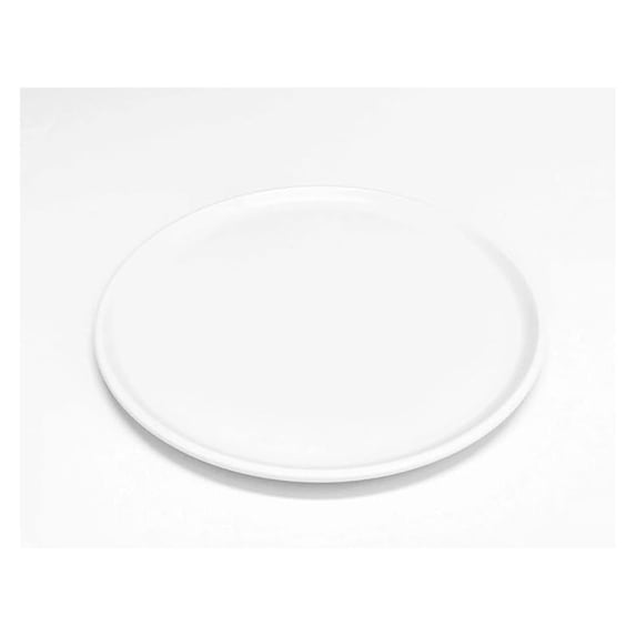 Microwave White Ceramic Plate Compatible with Sharp Model Numbers R-1874T, R-1875, R1875T, R-1875T, R-1880LST, R-1881LSY