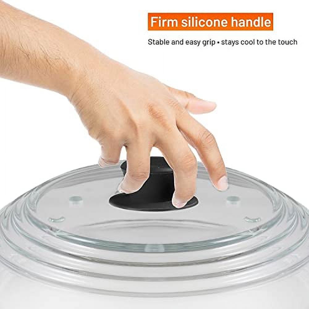 Microwave cover glass Microwave splatter cover 100 Food Grade, Glass