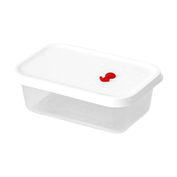 Microwave-safe Food Storage Box for Kitchen, Transparent Vegetable and Fruit Storage Container, Stackable, Adjustable Time Marking, for Food Preservation and Heating