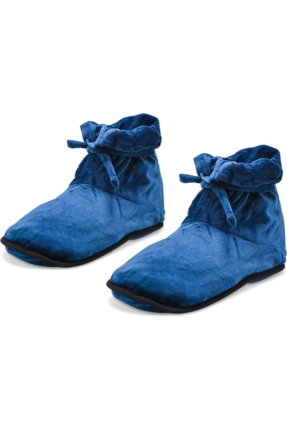 Microwaveable Booties and Feet Warmers for Women, Deep-penetrating Heat Therapy Slippers for Relieving Foot Stiffness, Sore Muscles, Tendinitis, Plantar Fasciitis, Circulatory Problems