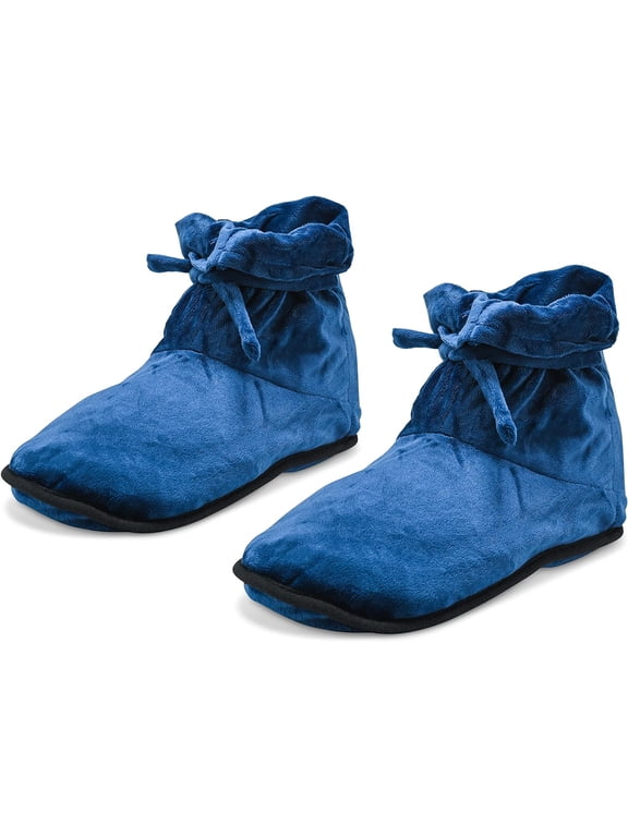 Microwaveable Booties and Feet Warmers for Women, Deep-penetrating Heat Therapy Slippers for Relieving Foot Stiffness, Sore Muscles, Tendinitis, Plantar Fasciitis, Circulatory Problems