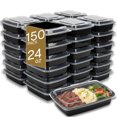 thumbnail image 1 of Microwaveable Container (Rectangular) with Lid, 24oz, 1 of 7