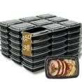 thumbnail image 1 of Microwaveable Container (Rectangular) with Lid, 38oz, 1 of 5