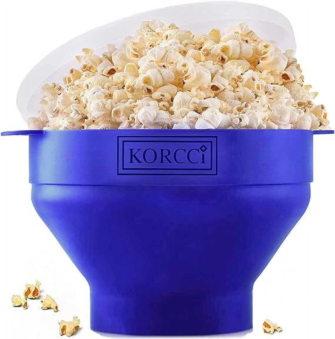 W&P Microwave Silicone Popper Maker | Black | Collapsible Bowl w/Built in  Measuring, BPA, Eco-Friendly, Waste Free, 9.3 Cups of Popped Popcorn