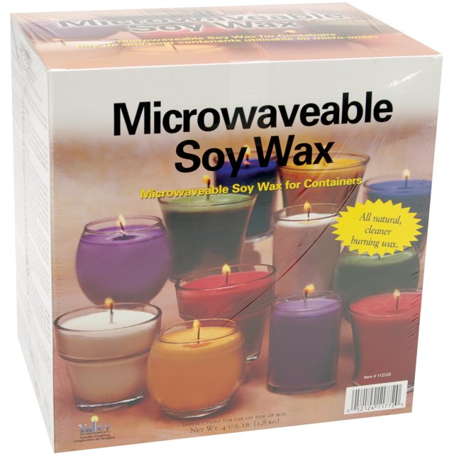 Microwaveable Soy Wax, 4 Pounds, For Glass Containers
