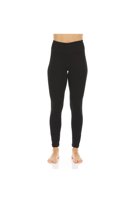 Microweight Woolverino Women's Wool Leggings - Black - Small