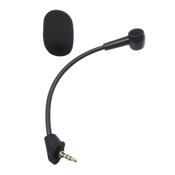 Micsrophones Replacement For Cloud Gaming Headsets, Detachable Mics Boom with 3.5 mm Jacks
