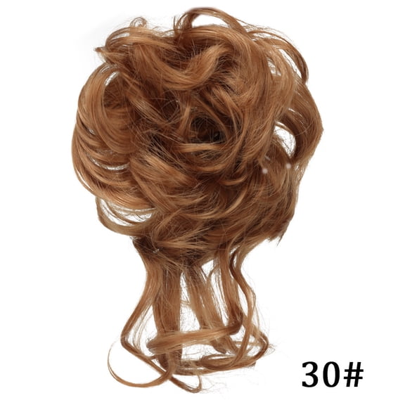 Mictong Long Hair Tie Wig Loop 1 Piece, 7.87 Inch Curly And Messy Hair Tie, Elastic Headband Hair Patches, Suitable For Short Hair, Quick Wear In Daily LifeStyle 11