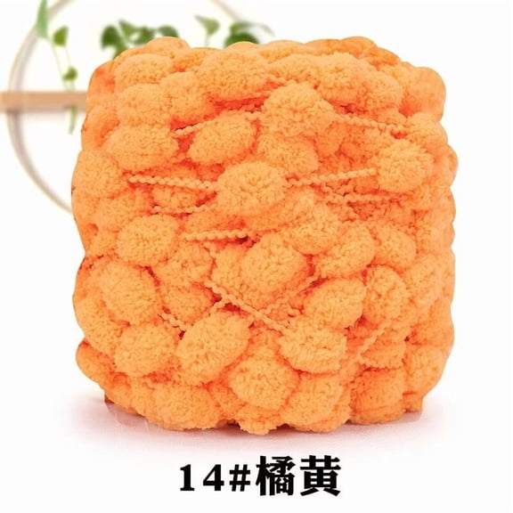 Mictong Orange Block Shaped Wool Ball Knitted Yarn -2 Rolls, 100G, Pre Attached Wool Ball Yarn, Crochet Yarn, Seamless Blanket, And Fluffy Blanket Project Production Yarn
