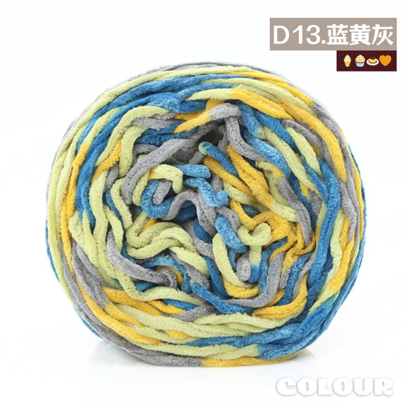 Mictong coarse wool yarn, 160g wool yarn, crochet and knitting wool yarn, DIY project soft knitting wool yarn, high-quality knitting wool yarn, knitting coarse wool yarn, 1 piece, Style M