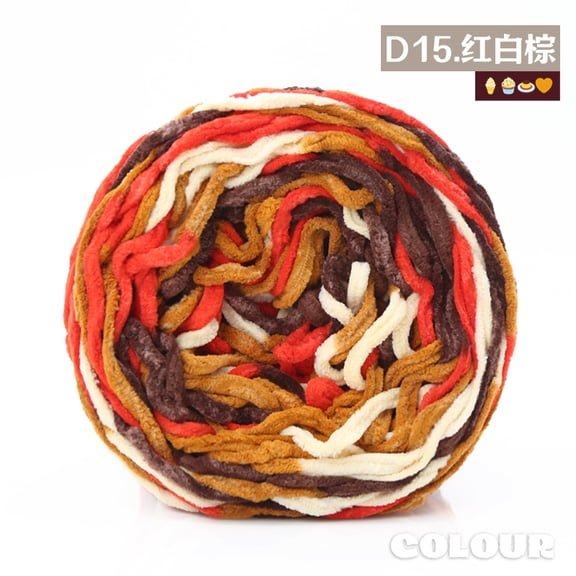 Mictong coarse wool yarn, 160g wool yarn, crochet and knitting wool yarn, DIY project soft knitting wool yarn, high-quality knitting wool yarn, knitting coarse wool yarn, 1 piece, Style O