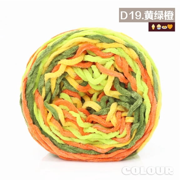 Mictong coarse wool yarn, 160g wool yarn, crochet and knitting wool yarn, DIY project soft knitting wool yarn, high-quality knitting wool yarn, knitting coarse wool yarn, 1 piece, Style S