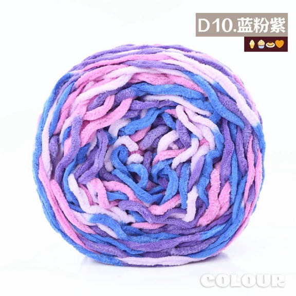 Mictong coarse wool yarn, 160g wool yarn, crochet and knitting wool yarn, DIY project soft knitting wool yarn, high-quality knitting wool yarn, knitting coarse wool yarn, 1 piece, Style J