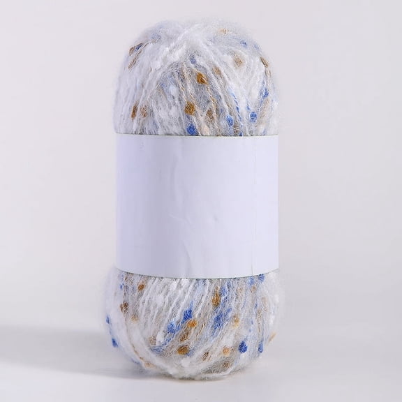 Mictong crochet yarn, 50g super soft crochet yarn, suitable for DIY soft crochet yarn, high-quality crochet yarn for beginners, suitable for hand crochet yarn, 2 pieces, Style J