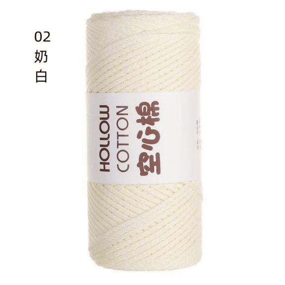 Mictong high-quality crochet yarn, 150g finely spun ultra soft yarn, high-quality soft yarn for crochet weaving, suitable for DIY projects and manual creation, 1 piece, Milk white