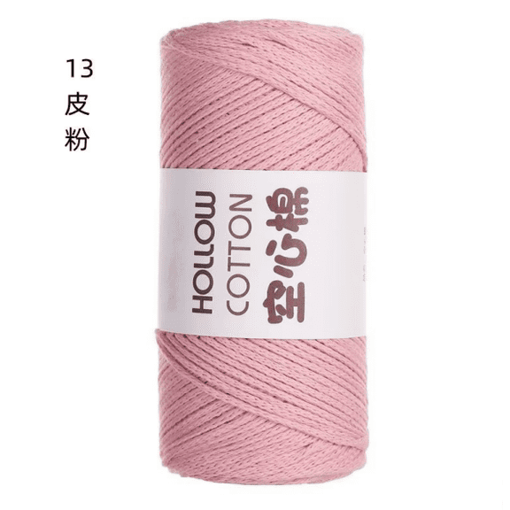 Mictong high-quality crochet yarn, 150g finely spun ultra soft yarn, high-quality soft yarn for crochet weaving, suitable for DIY projects and manual creation, 1 piece, leather pink
