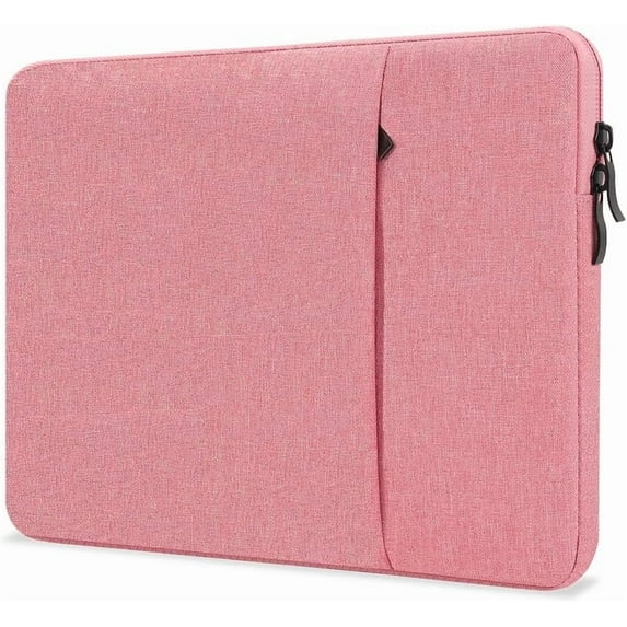 Mictong laptop protective case, 15 inch laptop bag suitable for most models, computer accessories travel portable canvas bag protective case simple protective case, Pink, 1 piece