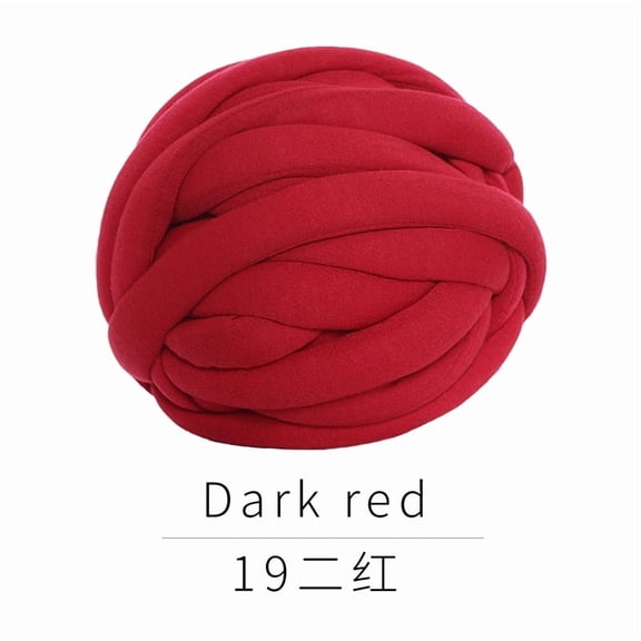 Mictong roving is used for crochet weaving, 250g roving is used for hand weaving and crochet weaving, crochet weaving blanket, suitable for DIY craft projects, 1 piece, Dark red