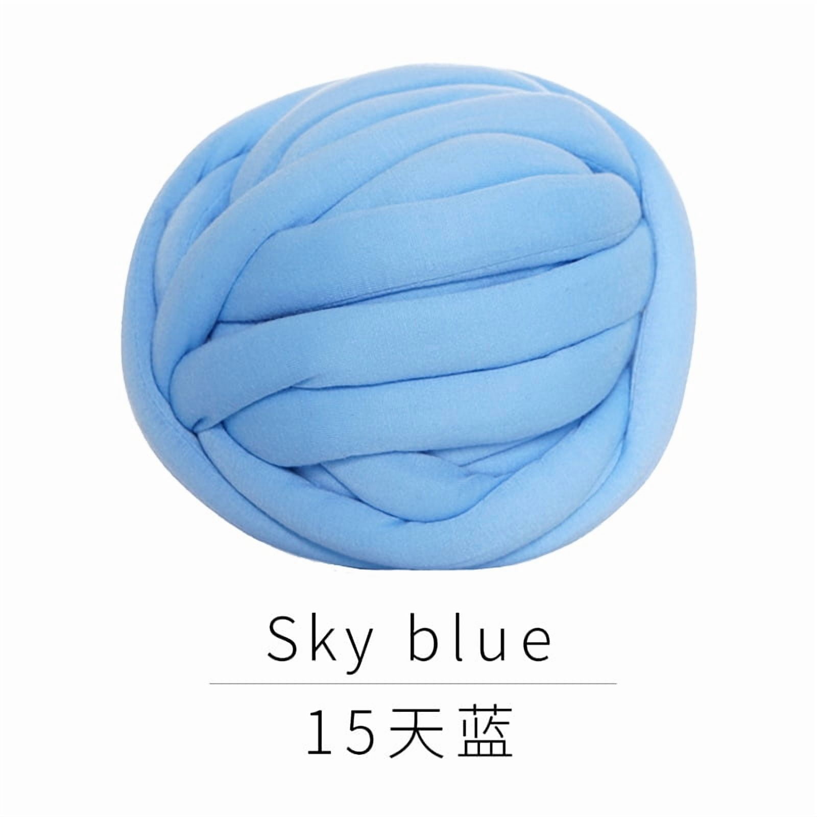 Blue Roving Mictong roving is used for crochet weaving, 250g roving is used for ...